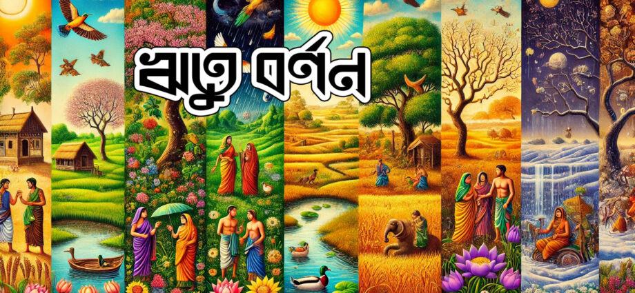 Ritutu Bornon Poem Cover