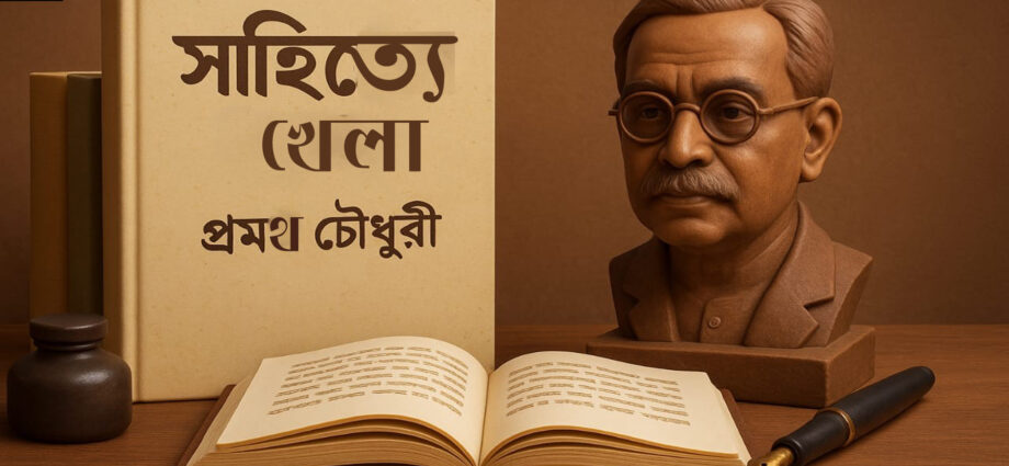 shahitta khela-promoth chowdhury, সাহিত্যে খেলা, প্রমথ চৌধুরী