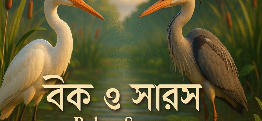 বক ও সারস
