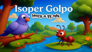 পিঁপড়া ও ঘুঘু পাখির গল্প | Pipra o Gugu Pakhir Golpo | Aesop's Fable - ঈশপের গল্প |