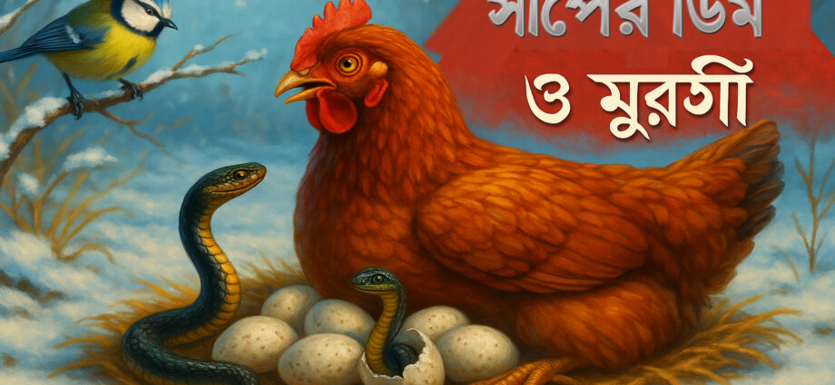 সাপের ডিম ও মুরগি – Saper Dim or Murgi | Isoper Bangla Golpo | ঈশপের নৈতিক গল্প