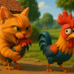 মোরগ ও লোভী বিড়ালের গল্প | ঈশপের নীতিকথা | The Cock & the Greedy Cat | Aesop’s Fabl