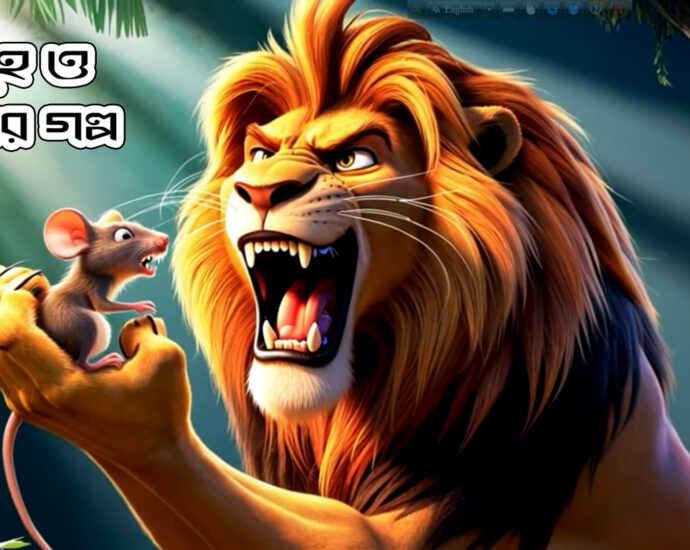 সিংহ ও ইঁদুরের গল্প | The Lion and The Mouse | ঈশপের নীতিকথা | Bengali Moral Story
