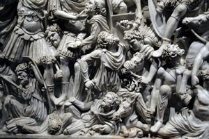 Ludovisi-battle-sarcophagus-battle-Romans-Goths-mid-3rd-century-cover