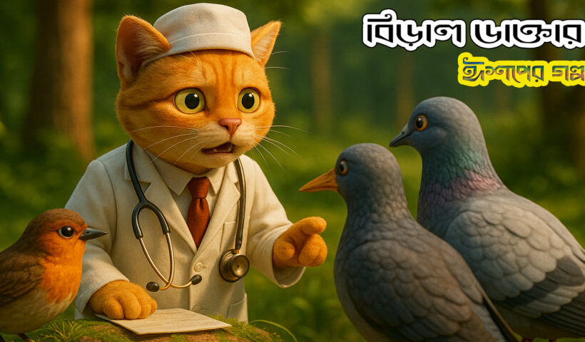 লোভী বিড়ালের শিক্ষা-ঈশপের নীতিকথা