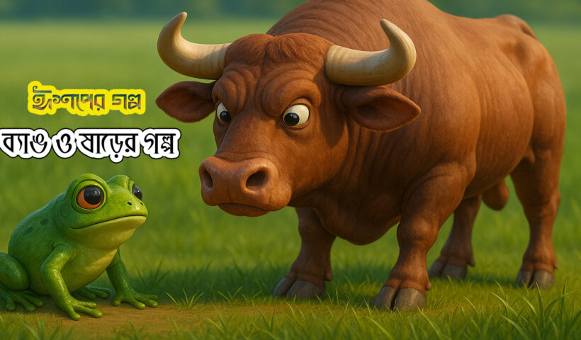 ব্যাঙের অহংকার ও ষাড়ের শিক্ষা-ঈশপের গল্প