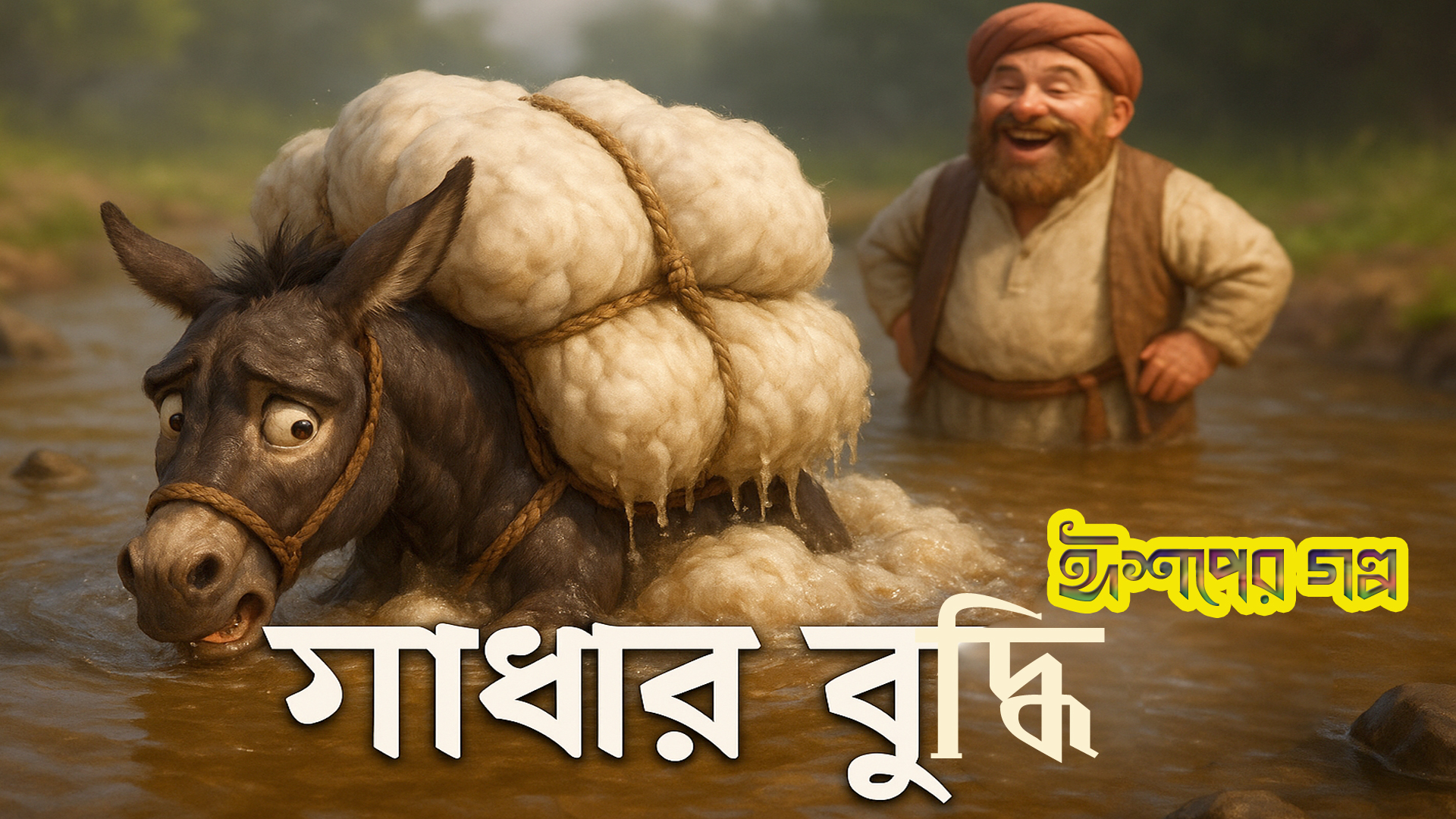 গাধার বুদ্ধি- ঈশপের গল্প