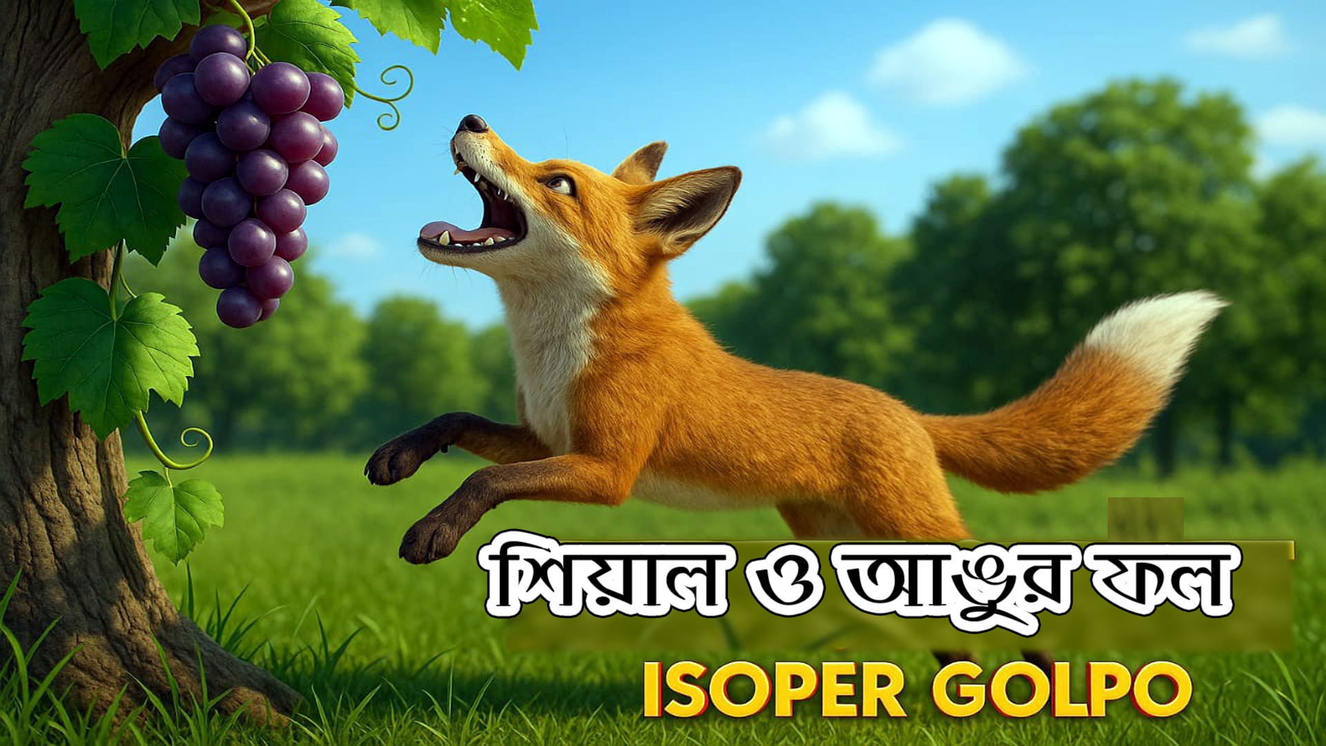 Angur fol talk-Isoper golpo, আঙুর ফল টক
